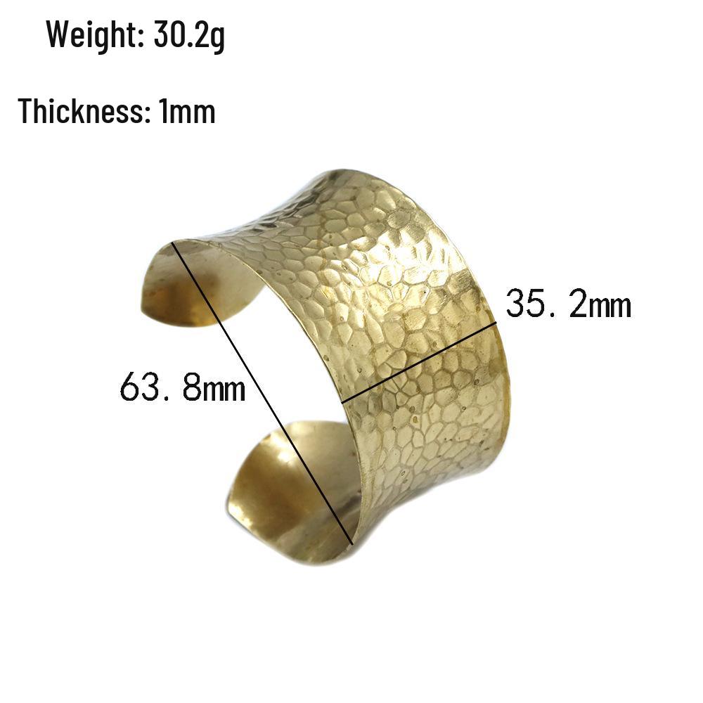 Personalized Minimalist Snake Skin Pattern Punk Metal Bracelet