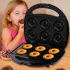 6 Holes Doughnut Making Machine Fully Automatic Breakfast Donut Machine  Baking Application