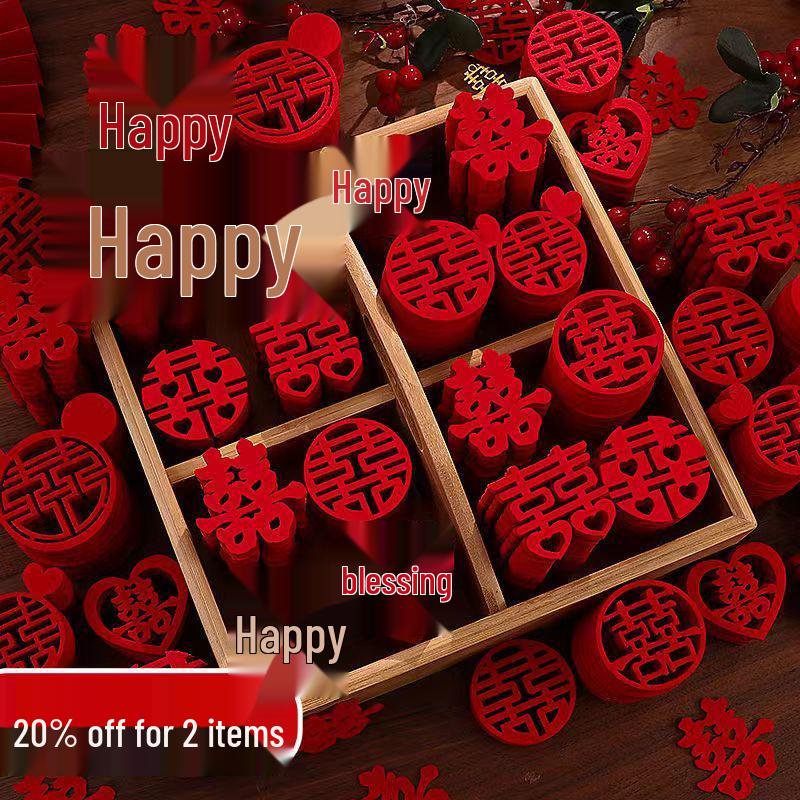 Wedding Xi Character Sticker Set for Decorations