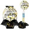 Black Gold Cash Pull Gift Boxes Funny Balloon Money Pull Box  Baby Shower Supplies