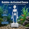Vzduchem poháněný tančící kostlivec Bubbbler Svítící Bubbbler do akvária Terénní úprava akvária