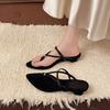 Niche Can Wear Two Pointed Sandals for Women's New Versatile Casual Temperament Low-heeled Flip-flops Sandals Tide