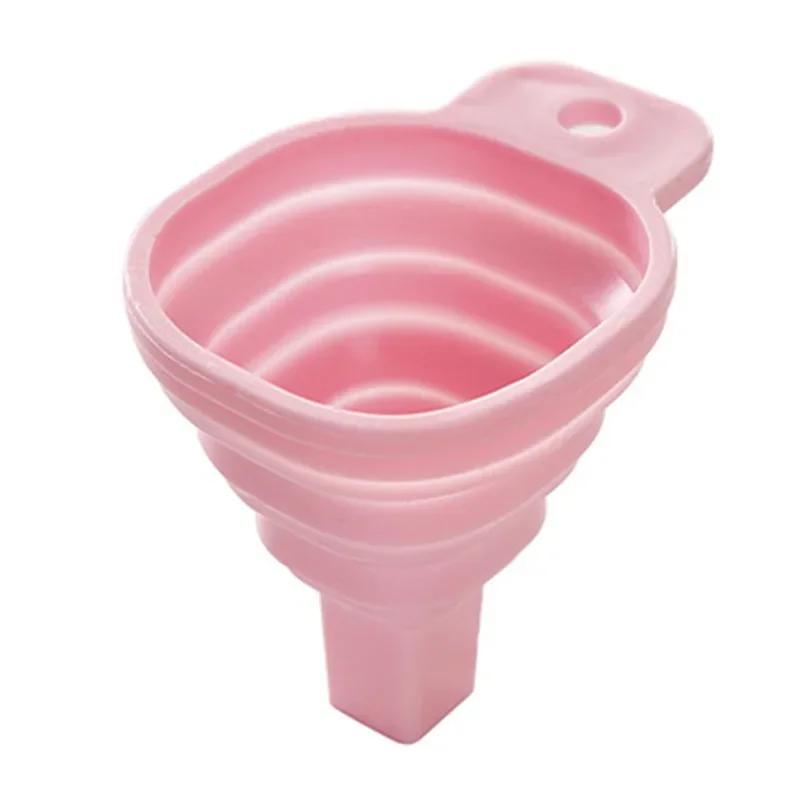 Foldable and Telescopic Long Neck Funnel, Food Grade Silicone Gel, High Quality, Liquid Filling Kitchen Tools, Dropship