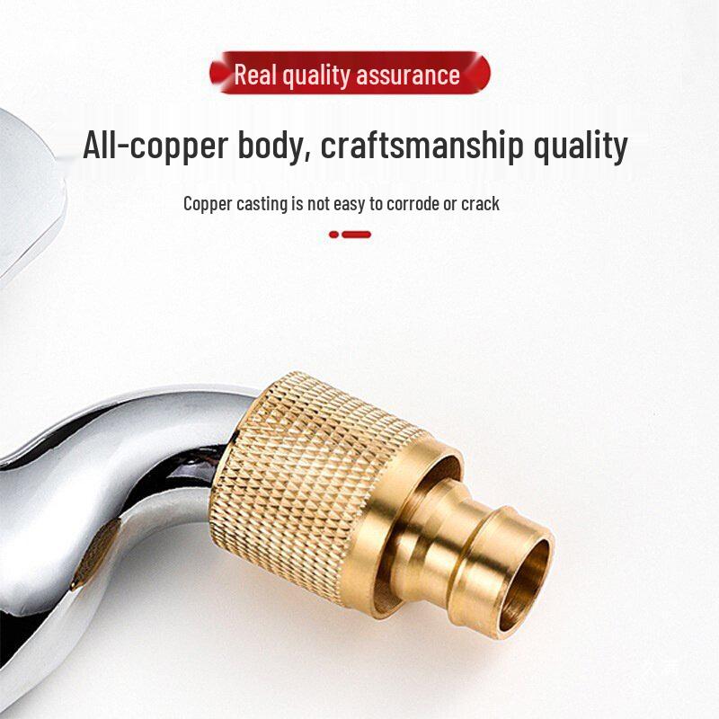 All-Copper Adjustable High-Pressure Spray Gun for Car Wash, Watering, and Floor Cleaning.