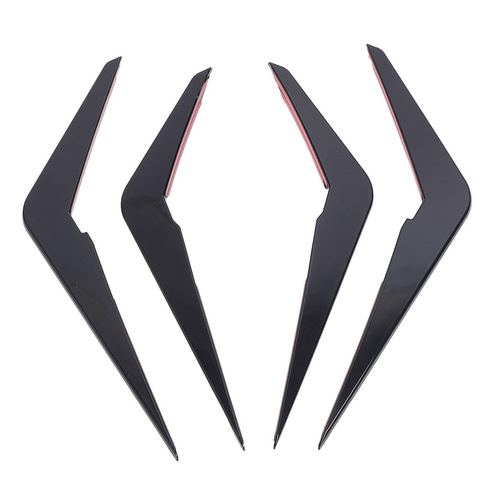 4 Stuks Voorbumper Zijventilatie Sierkap Canard Mistlicht Frame Canard Vervanging voor X5 G05 LCI M Sport 2023 en Later