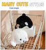Cute Baby Seal Plush Toy with Orca Figure - Adorable Aquarium Animal Doll