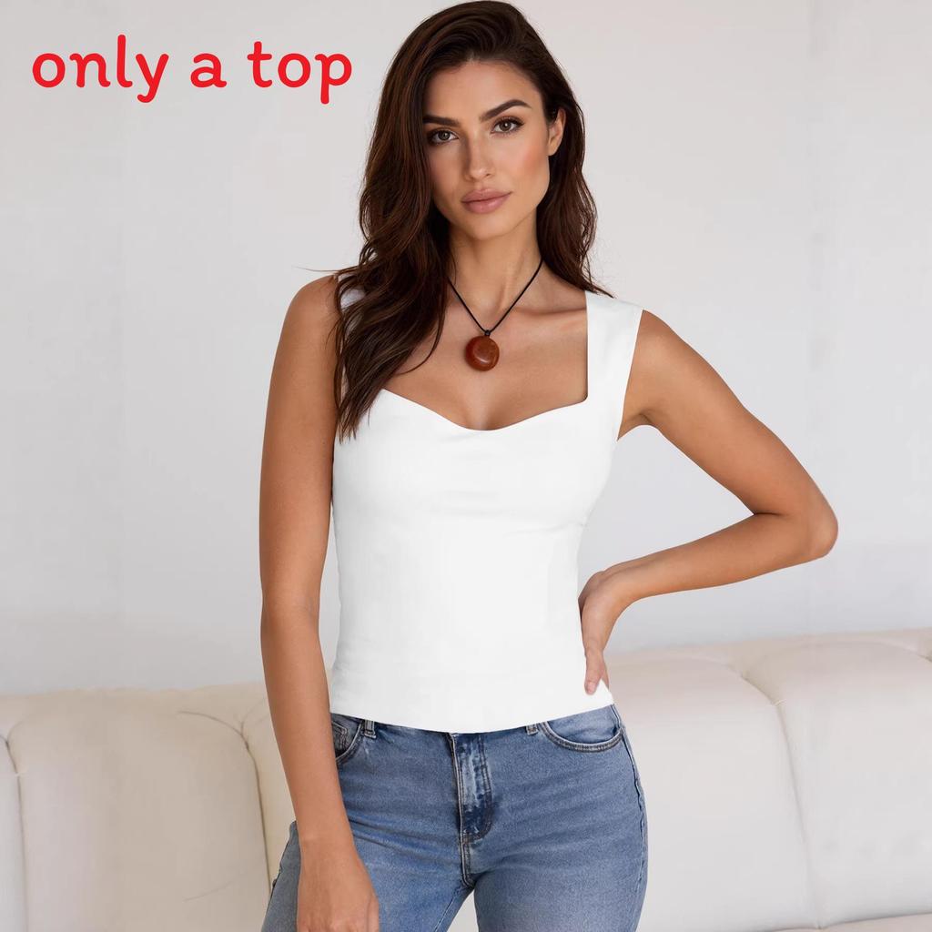 Sexy Women Sleeveless Tank Top With Stretch Fabric For Summer Fashion