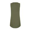 Women's Color Round Neck Fashionable Short Skirt Pocket Casual Dress