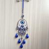 Hamsa Hand Fatima Hand Wind Chimes Good Lucky Hamsa Hanging Pendant  Outdoor Garden