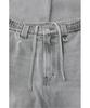 Iiro Elastic Waist Loose Fit Denim Pants Iqpds26703Gyx