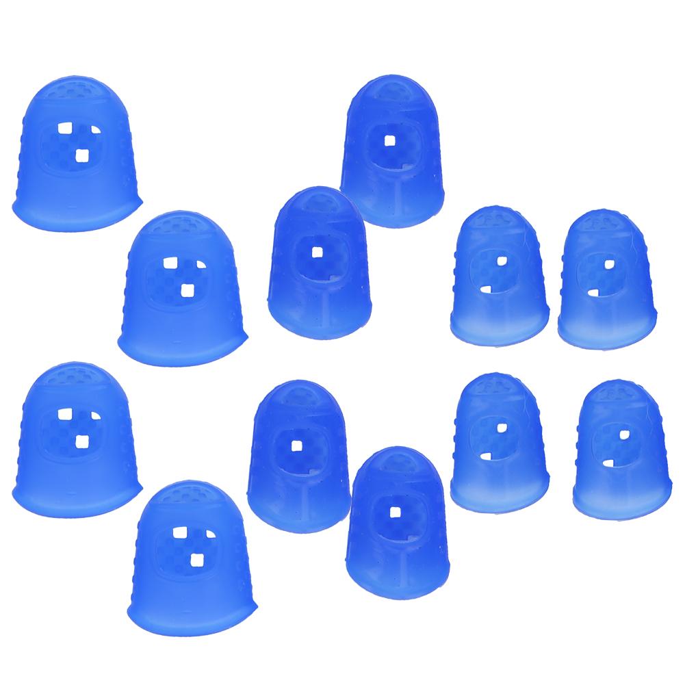 12Pcs Guitar Finger   Cover Silicone Fingertip Guards  or String Instrument Accessory