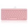 OLOEY Retro Round Key Wired Office Keyboard