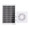 Solar Powered Exhaust Fan 6W Solar Panel and 4in Ventilation Fan for Greenhouse Chicken Coop Shed Pet House
