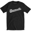 Herren Dreamville Records Script Slim Fit T-Shirt Klein Schwarz