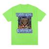 Vintage Tummy Ache Survivor Funny Cat Meme Tee Shirt Unisex Unisex Clothing Fashion Short Sleeve Tshirt Casual Pure Cotton T Shirts