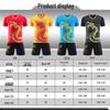 Herren Drachenmuster Basketball & Drachenbootfest Wettkampf-Uniformset