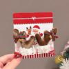 2pcs/set Pom-pom Reindeer Antler Hair Clips with Bow Plush Hair Clips  for Kids