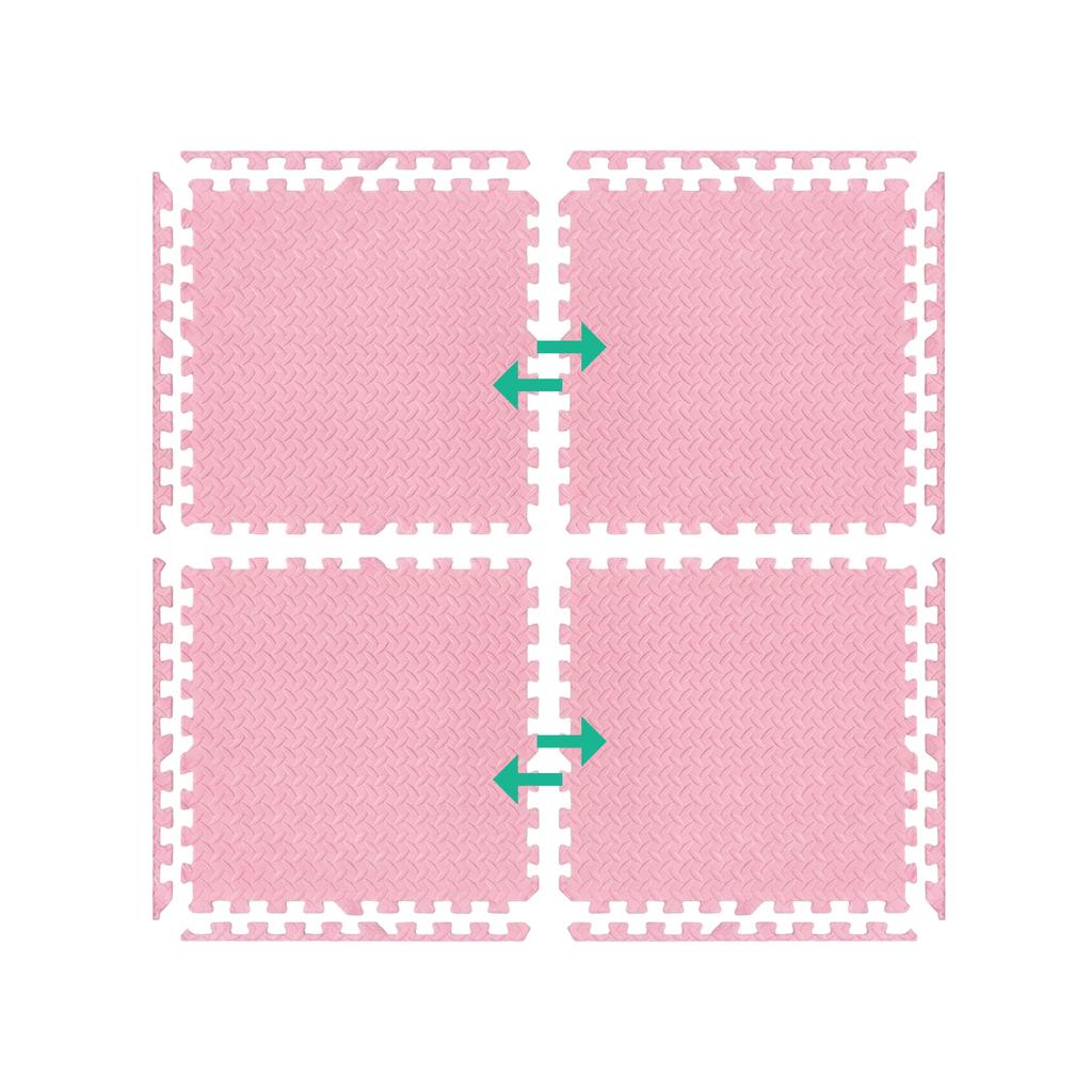 X-Star Foam Mat 4 Pcs. 60X60Cm - Pink