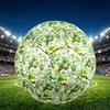 Yoshi Print Size 5 Soccer Ball, PU Wear Resistant Football for Match Training and Daily Practice, Birthday Gift for Soccer Fans