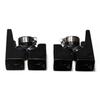 Black Stainless Steel Quad Exhaust Tips for 20-24 Land Rover Defender 90/110