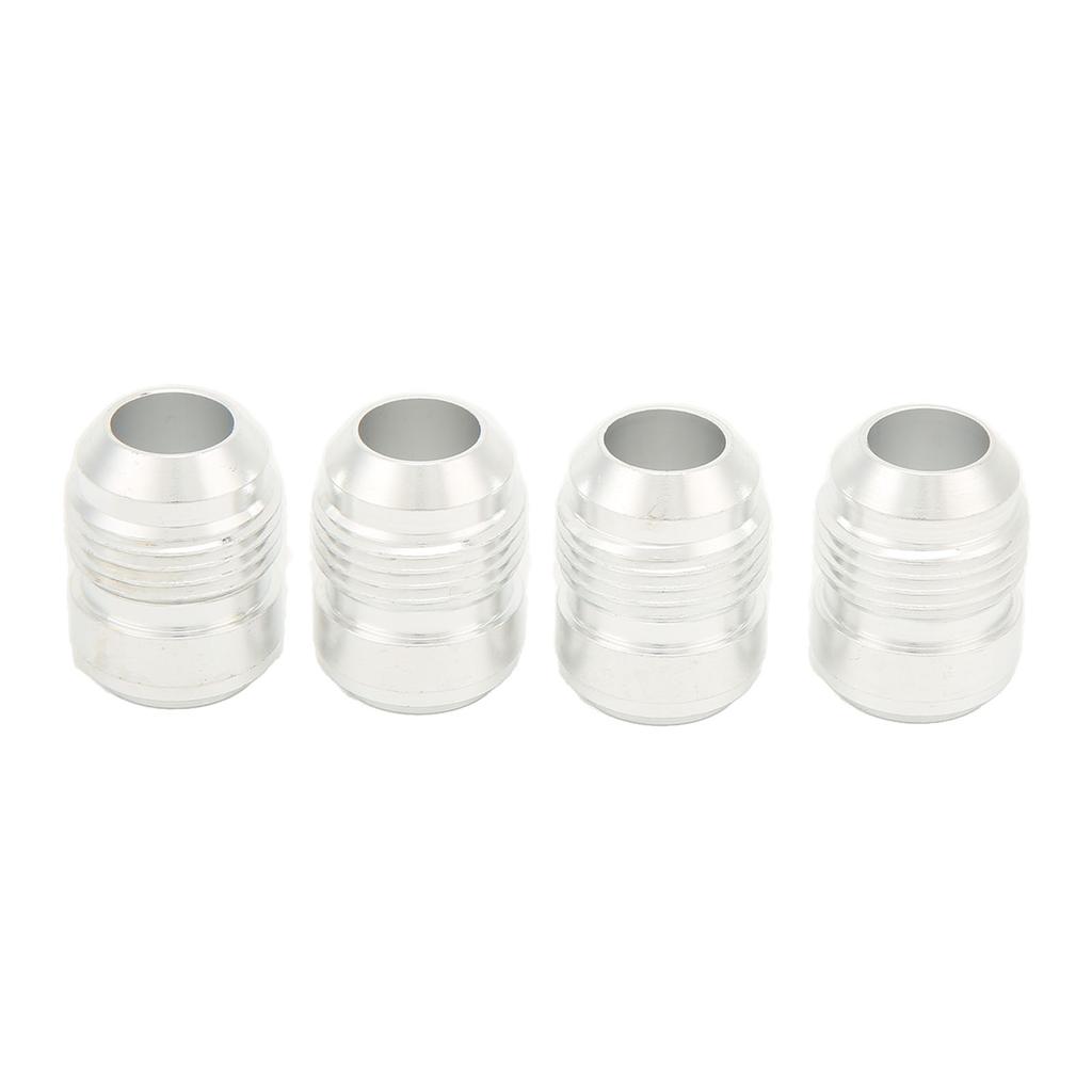 4 Pcs 10AN Weld On Bung Fitting 34in Thread Aluminium Alloy Male Hose Pipe End Adapter