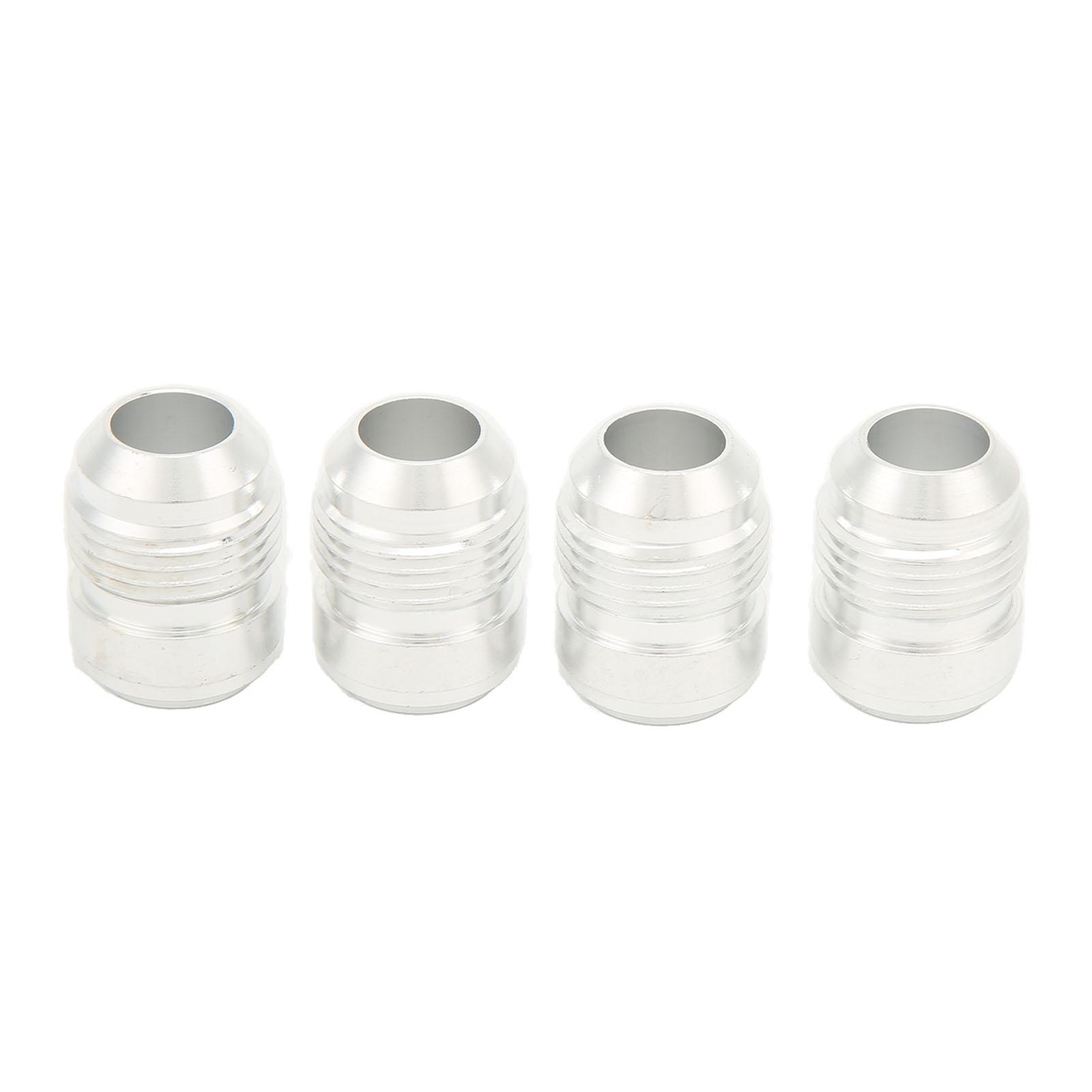 

4 Pcs 10AN Weld On Bung Fitting 34in Thread Aluminium Alloy Male Hose Pipe End Adapter