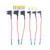 12 Stück 4 Arten von 12V Zusatzschaltkreisadaptern und Sicherungssatz - Abzweig-KFZ-Sicherungshalter mit Micro2 Mini ATC ATS Thin Abzweigadapter
