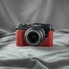 Leather Camera Bag Half Base Body Case Cover For OLYMPUS PEN E-P5 Vintage Protective Case Camera Photography Accessories