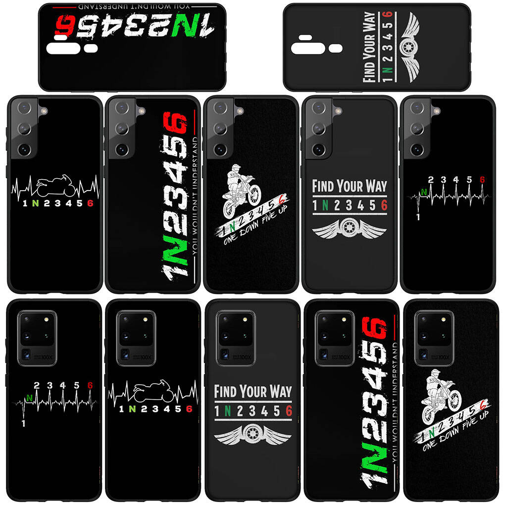 Phone Case for Samsung Galaxy S25 S23 S22 S24 Ultra FE A05 A06 A15 A16 A36 A37 A35 A54 A55 A56 A57 A25 A26 A53 Motorcycle Motorbike 1N23456 Art Cover