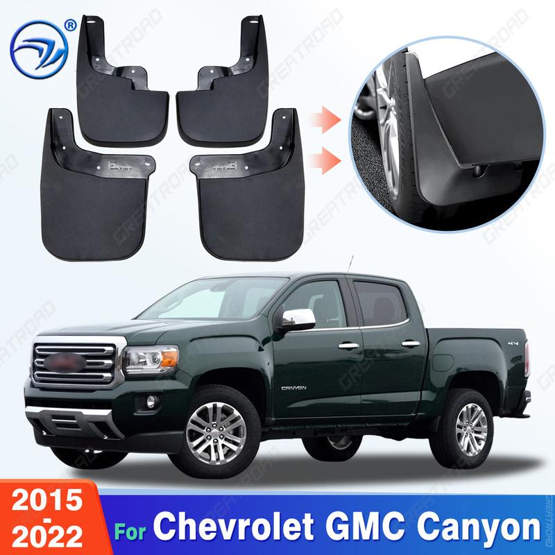 For Chevrolet GMC Canyon 2015- 2017 2018    Fender Mudflaps Splash Guards Mudguards Mud Flaps car Accessories 2015-2022