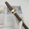 2024 Women's Trendy Genuine Leather Buckle Belt: High-End, Simple & Versatile for Jeans