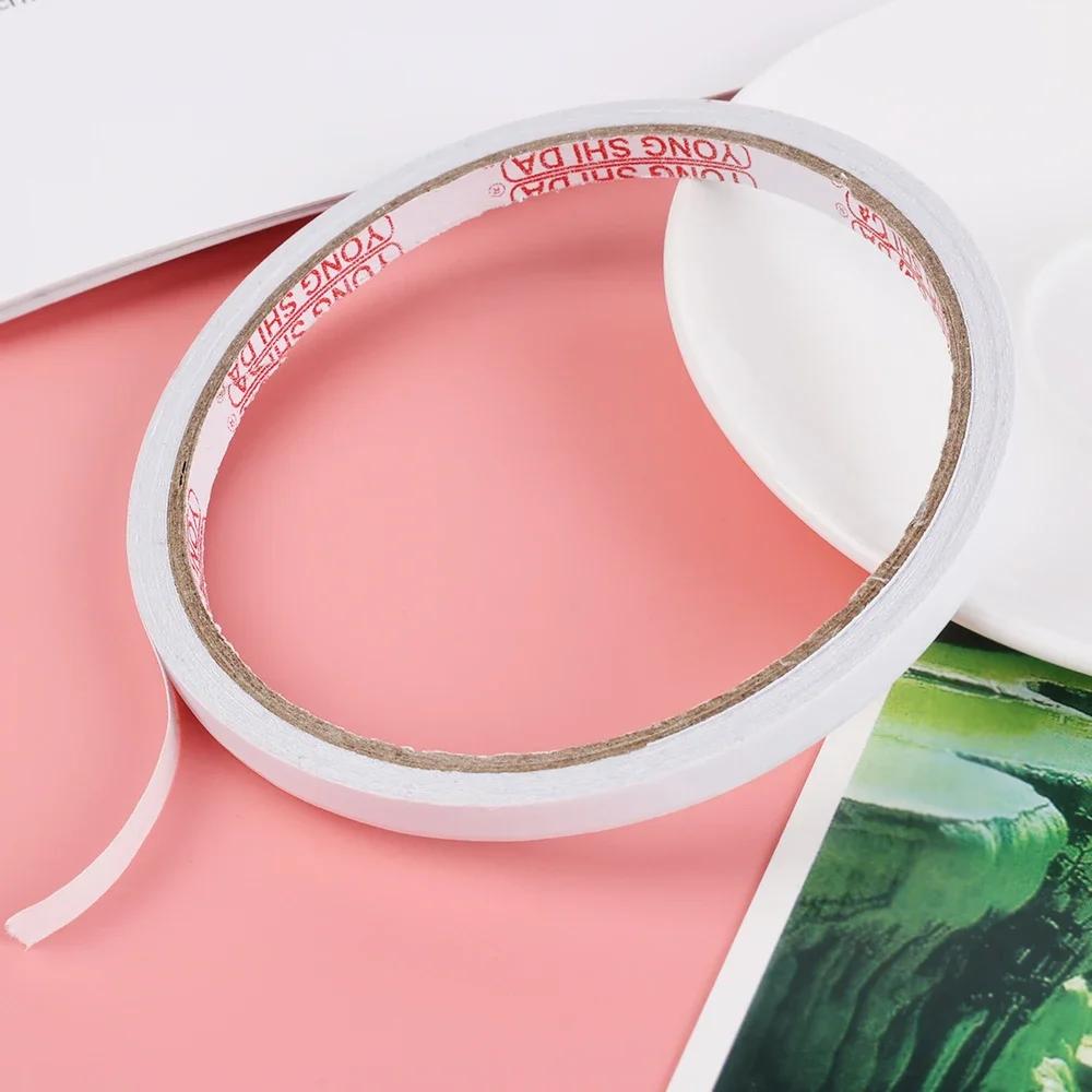 Craft Stickers Double Sided Tape Ultra Thin Waterproof Offices Family 8M School 1/3/5 Rolls Useful Things for Homes Double-sided
