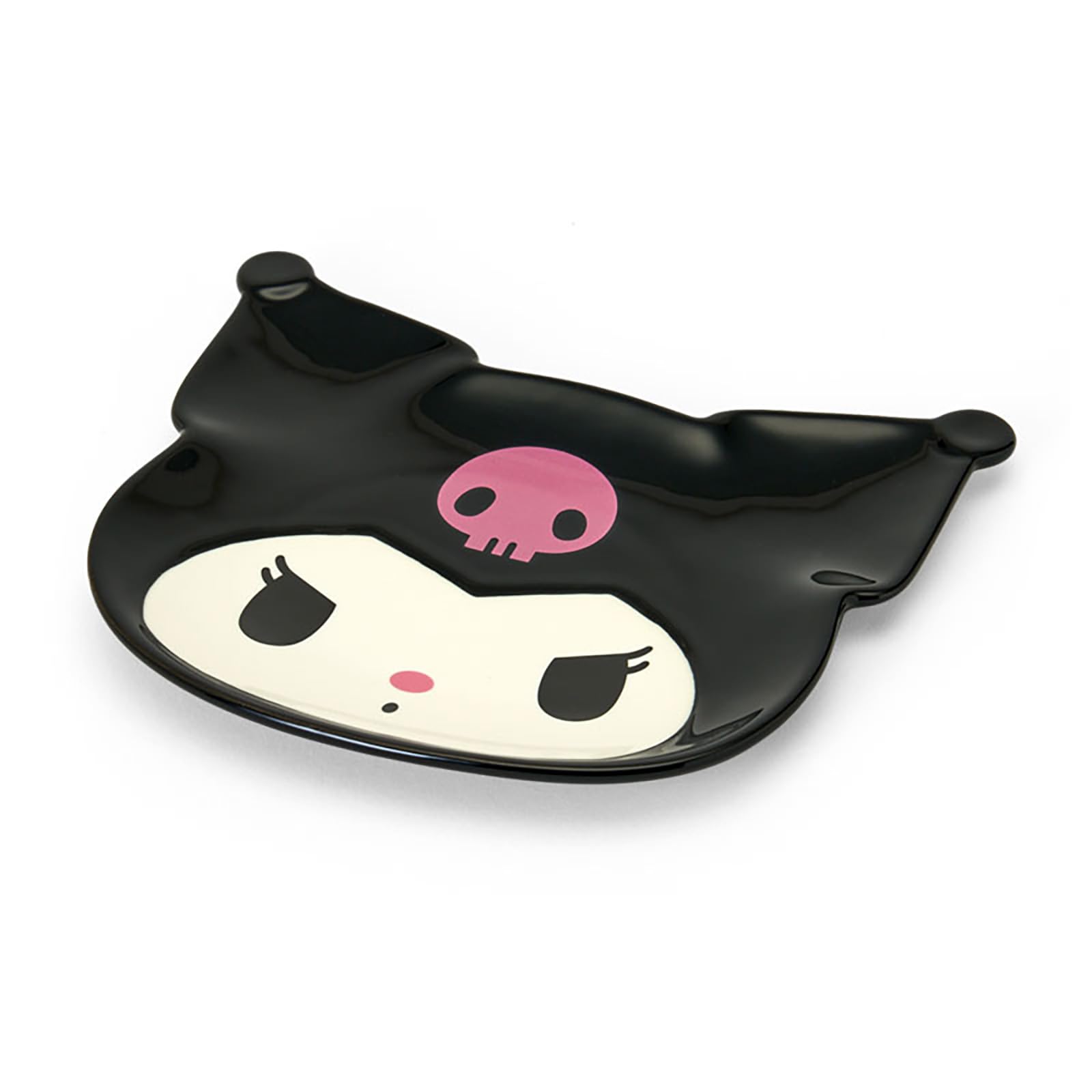 

Sanrio Kuromi Face and Dryer 142492 Plate, Microwave, Dishwasher, Safe,