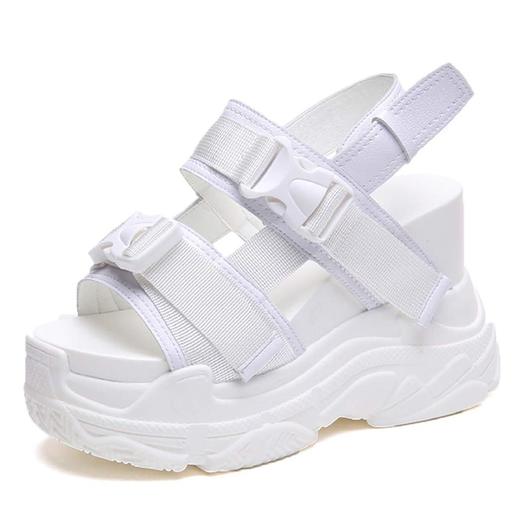 Platform Sports Sports Easy To Walk In [D.IIZOO] Women's Sandals, Sandals, Sandals, Summer, Anti-Slip, Sandals, Velcro, Sports, Women's Shoes,