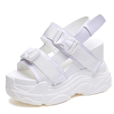 Platform Sports Sports Easy To Walk In [D.IIZOO] Women's Sandals, Sandals, Sandals, Summer, Anti-Slip, Sandals, Velcro, Sports, Women's Shoes,