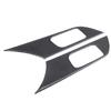 2pcs Carbon Fiber Inner Door Handle Panel Trim Interior Fit for Mitsubishi Lancer 2008‑2016