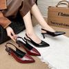 Fashion Pointed Toe Women Sandals High Heels Elegant Shoes Summer Dress Fashion Pumps Woman Slippers 2025 Trend Brand Mujer Zapatillas