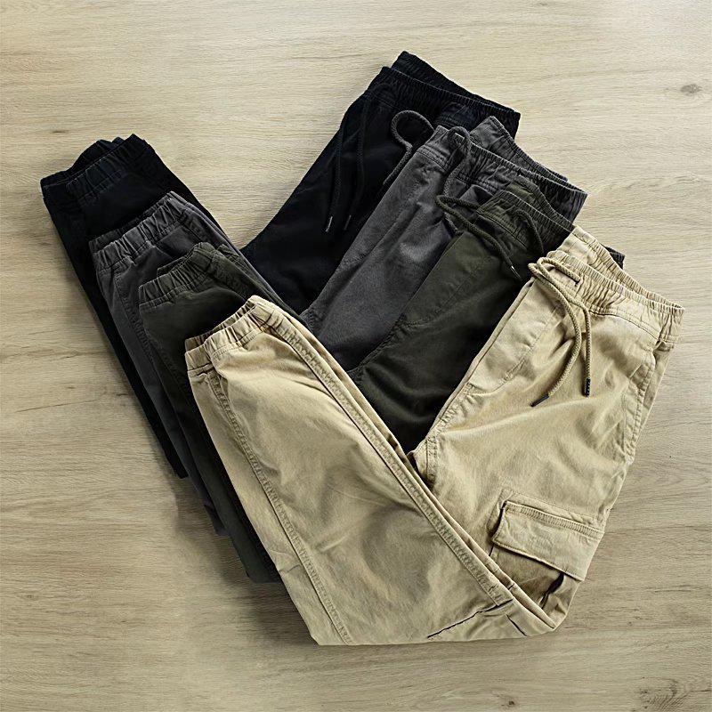 Men's Trendy Japanese Loose-Fit Work Overalls for Spring and Autumn