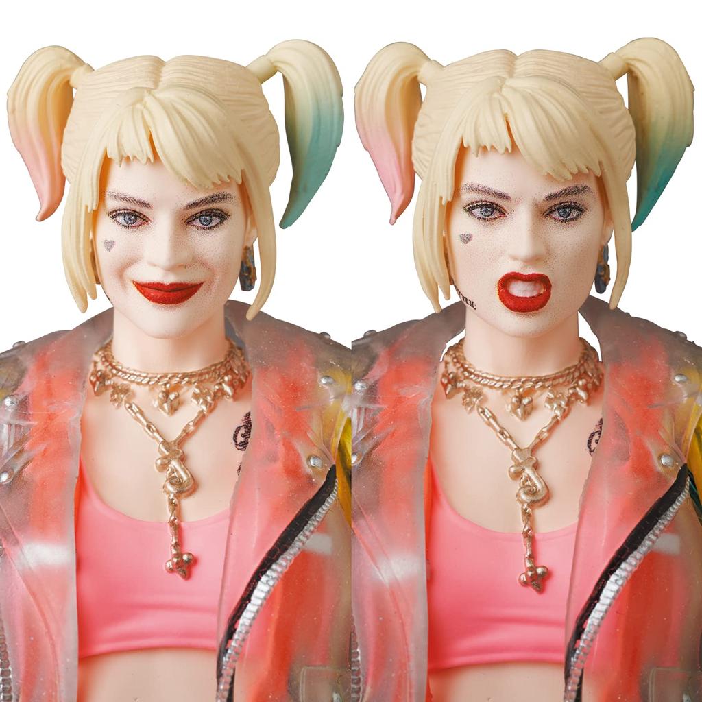 MAFEX HARLEY QUINN Caution Tape Jacket Approximately 150mm action No.159 Ver. tall, pre-painted figure.