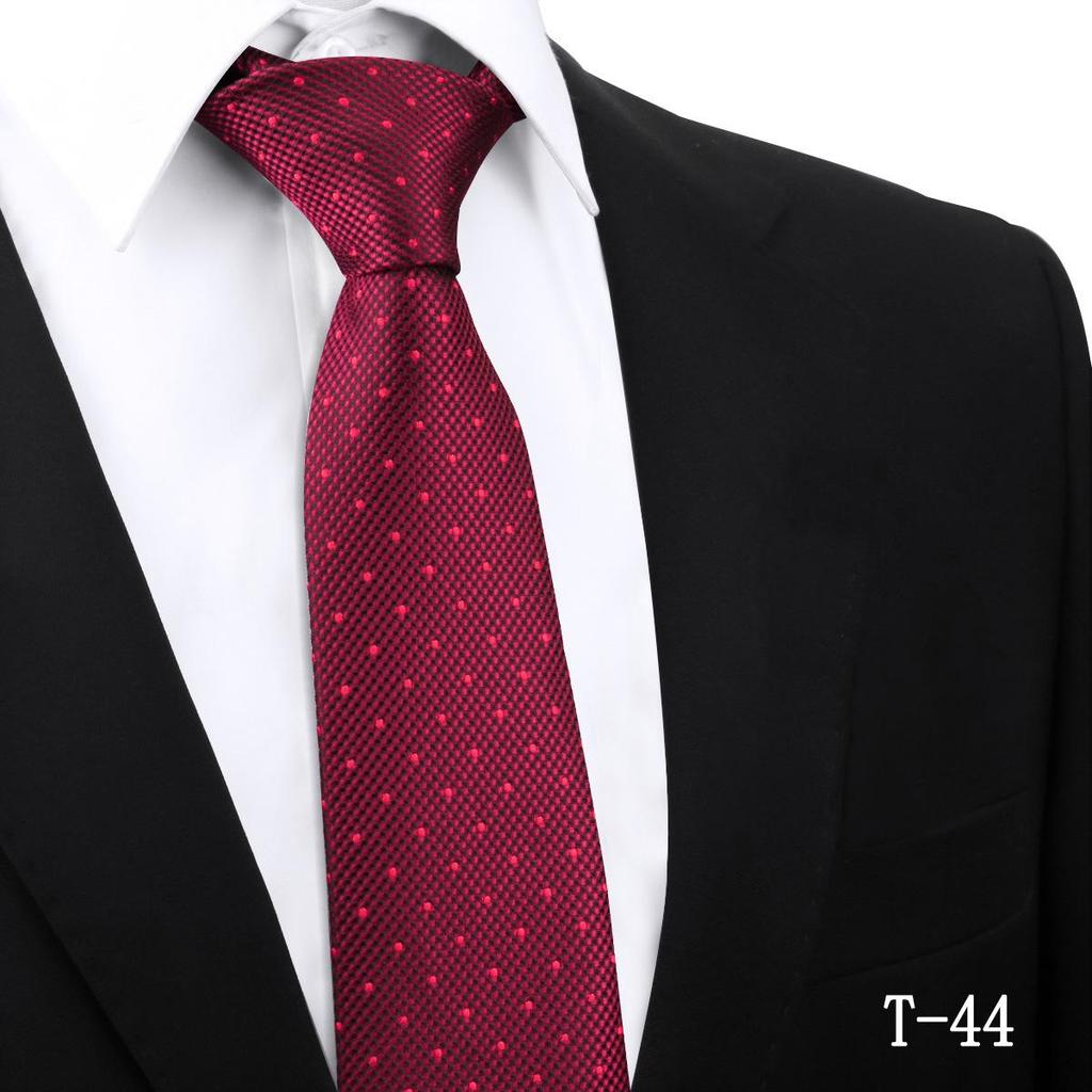 Handmade Paisley Stripe Jacquard Polyester Tie, 7.5cm