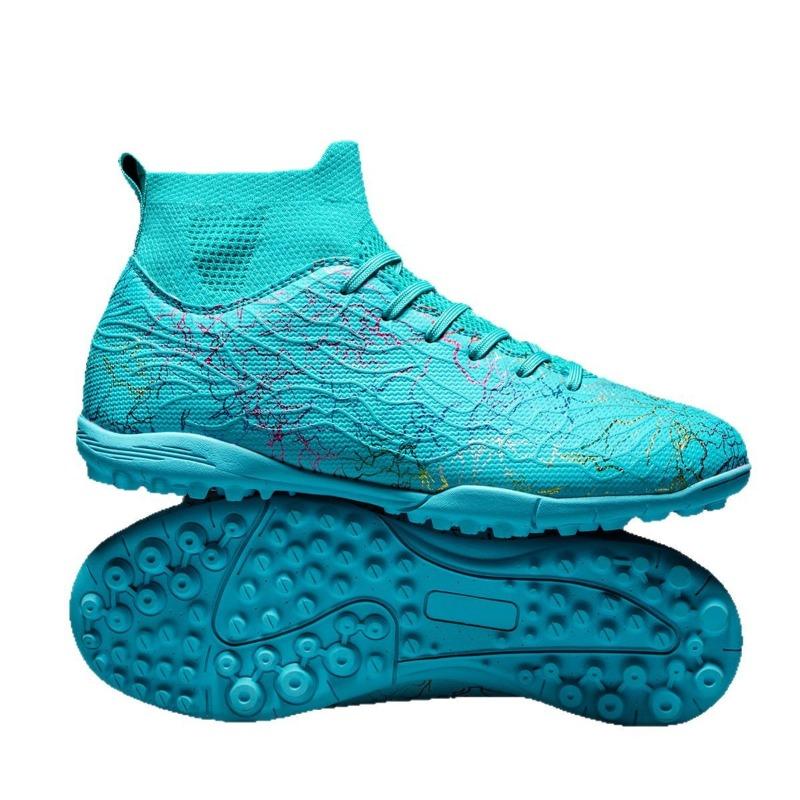 Fashion High-top Football Shoes Broken Nails Long Nails Professional Grass Football Training Shoes Men's Football Uppers