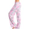 Dames Kerstprint Broek, Casual Pyjamabroek zonder en zonder Zakken
