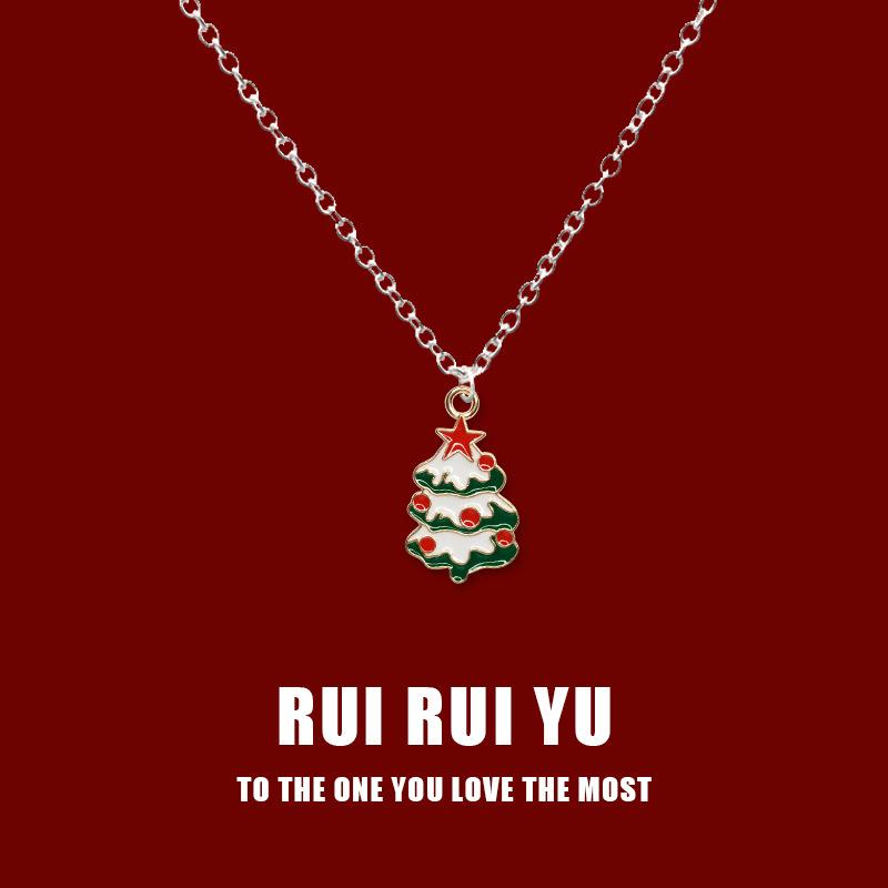 RUI RUI YU Christmas New Necklace Pendant JewelryPendant Necklace for Women Men Girlfriend Couple Lover Jewelry Gift