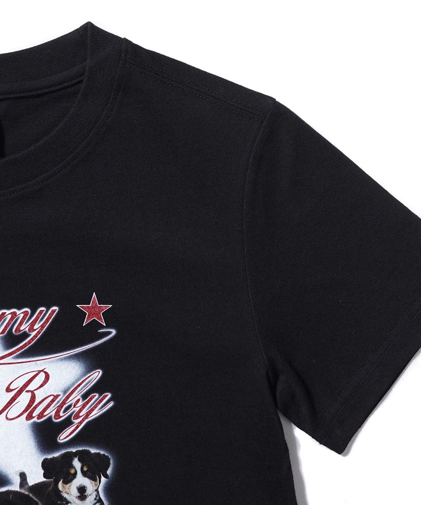 GAKKAI UNIONS Little Baby Short Sleeve T-Shirt Black