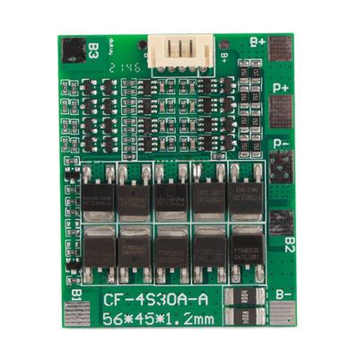 Scheda di Protezione Batteria al Litio 4S 30A Scheda PCB BMS Batteria LiFe 3.2V