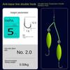 3pcs Double Hook Fishing Hair Rigs Hook Anti Bottom Carp Rigs Fishing Lure  Fishing Tackle