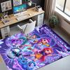 Covor cu Model KPop Demon Hunters, Covoraș de Interior/Exterior, pentru Picnic, Cameră de Jocuri, Dormitor, Birou, Sufragerie, Covor Decorativ pentru Casă, Cadou de Ziua de Naștere
