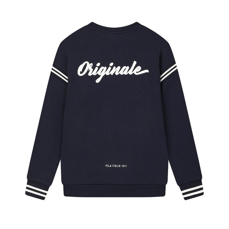 New FILA Sweatshirt Men's Hero Blue F11M449209FNV