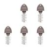 Draft Beer Faucet Brush and Plug 5pcs/lot Capping Draft Beer Faucet Durable Brush Stepped Design Fit US & EU Beer Faucets