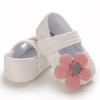 Cute Flower Soft Sole Non-Slip Prewalker Princess Shoes for Kids Baby Toddler Girls